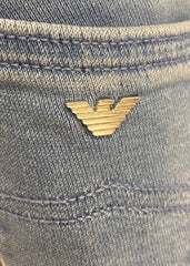 Baby Girl Five Pockets Denim Pants