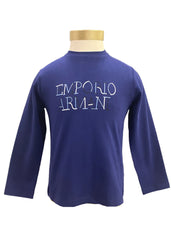 Glittery Emporio Armani Print Longsleeve T-Shirt