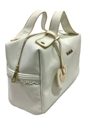 White Gold Lace Mini Bag Wash Bag