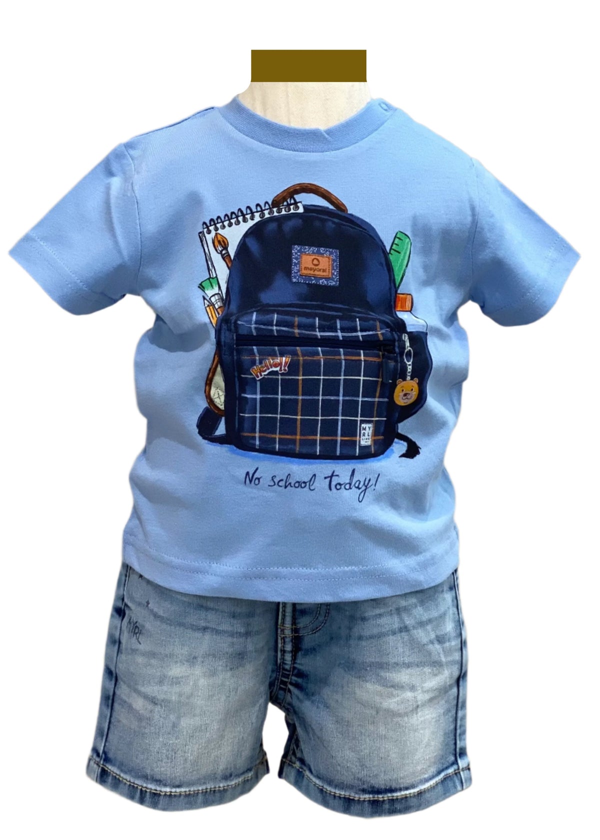 Backpack Design Top and Short Set