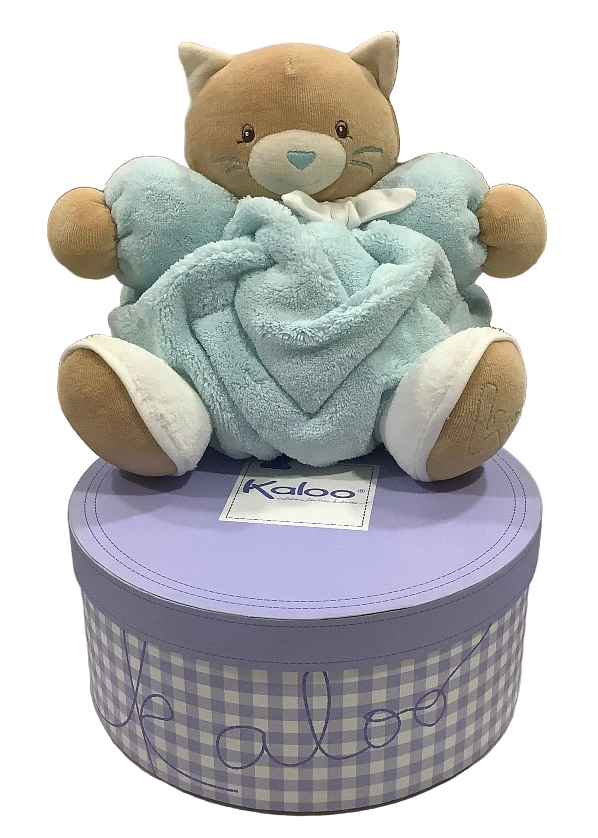 Medium Plume Aqua Cat Plush Toy