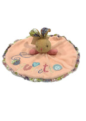Orange White Round Doudou Rabbit Comforter