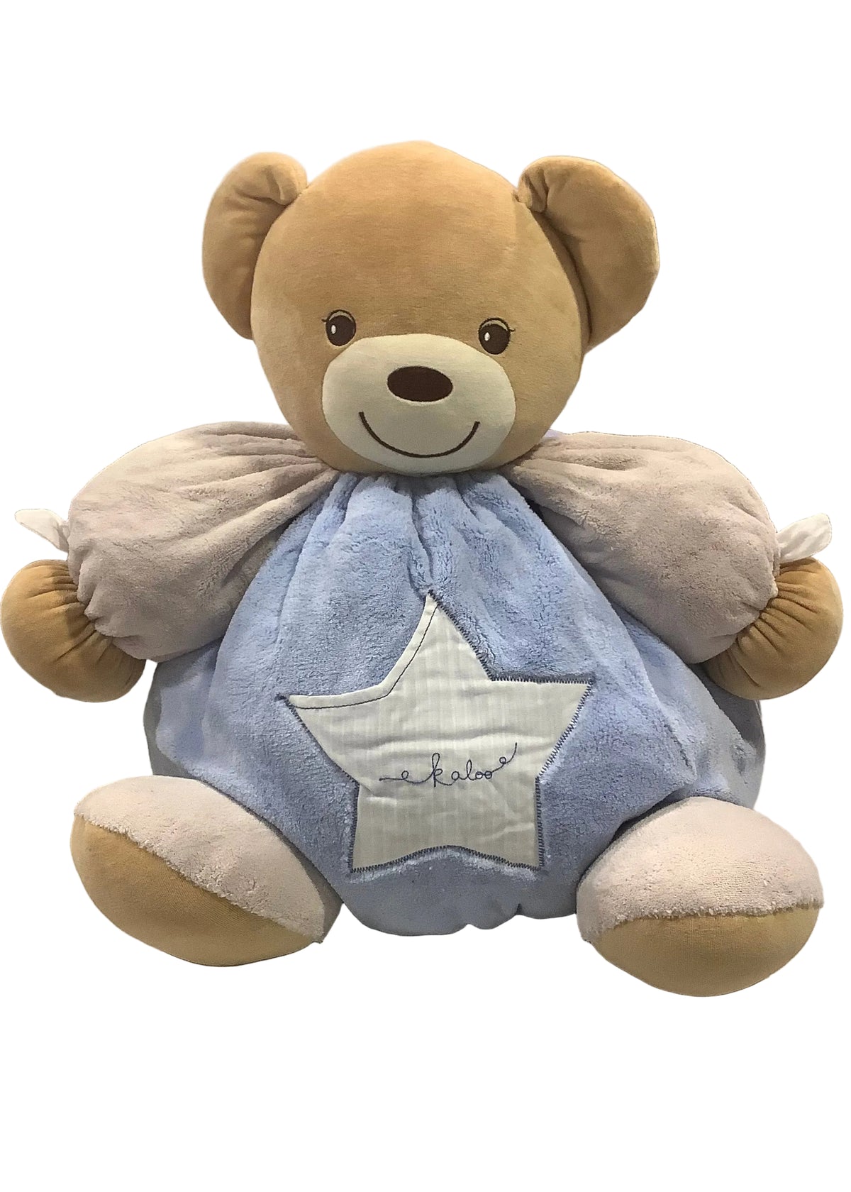 Maxi Chubby Blue Bear With Star Toy