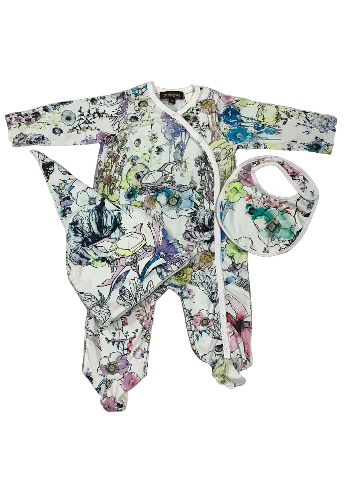 Multi Cavalli Kit All Over Print Overlap Babygrow