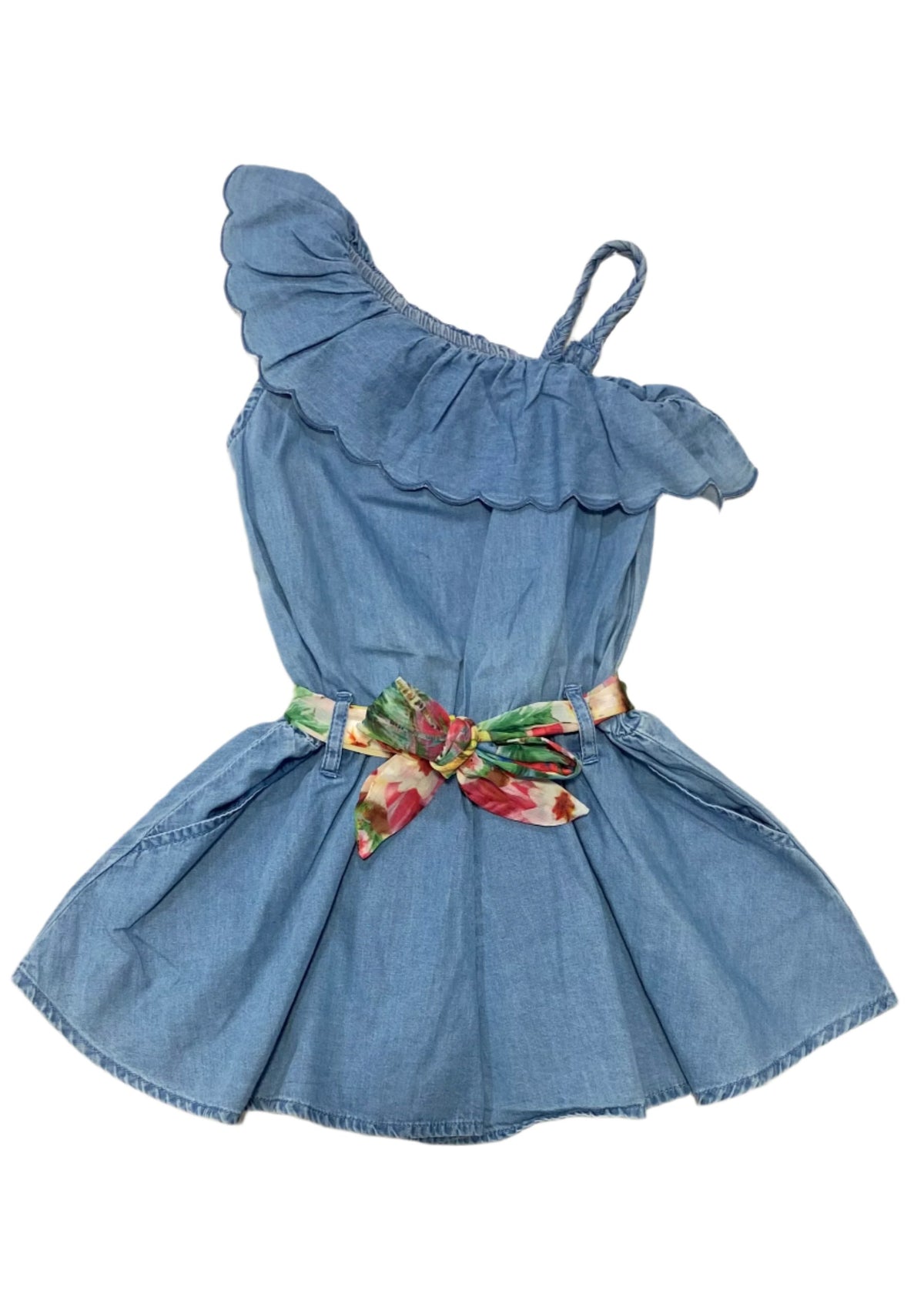 Washed Denim Jumpshort