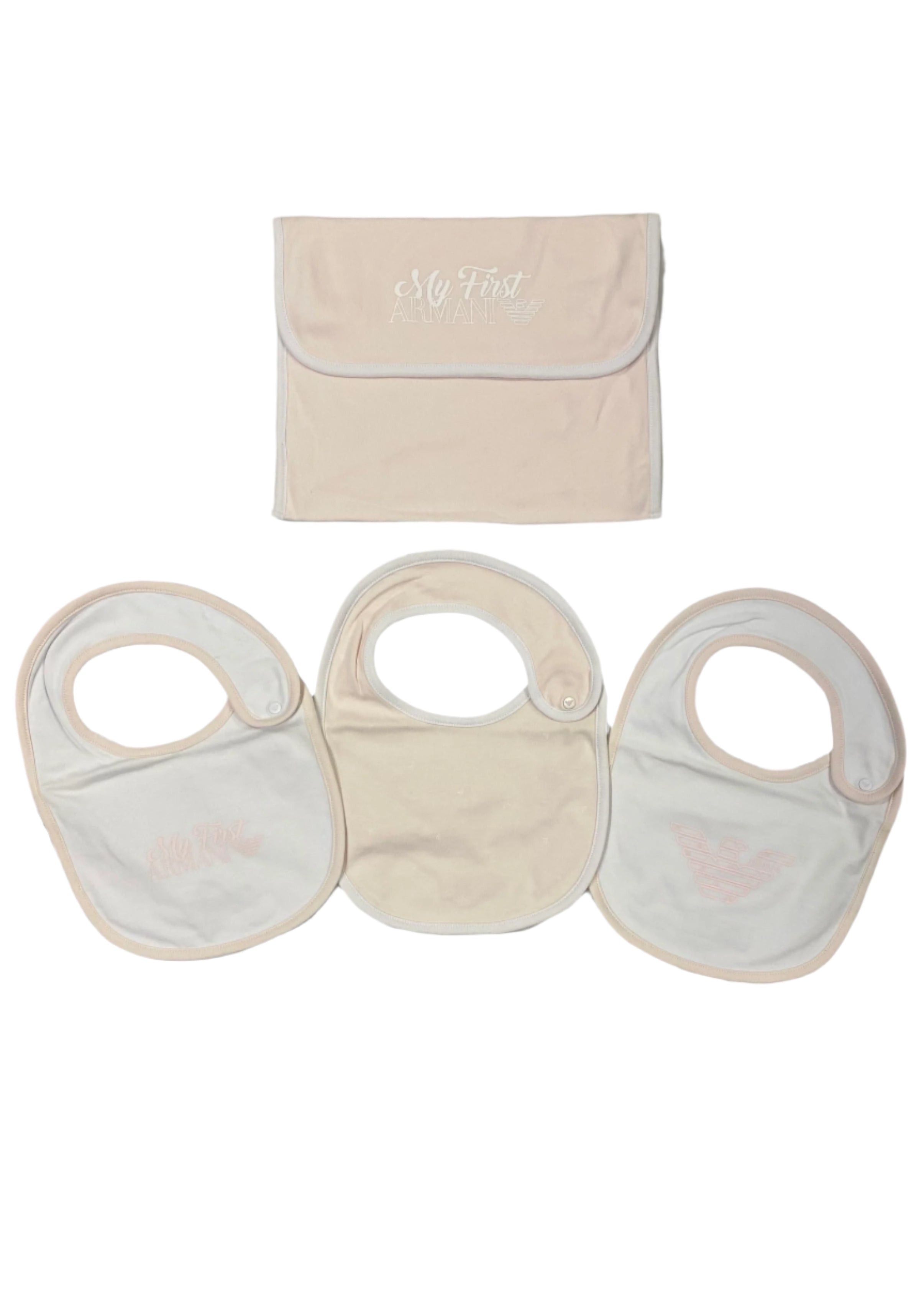 'My First Armani' Bib Set