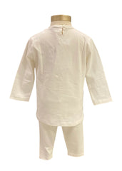 White Tee with Silver Heart Leggings Set