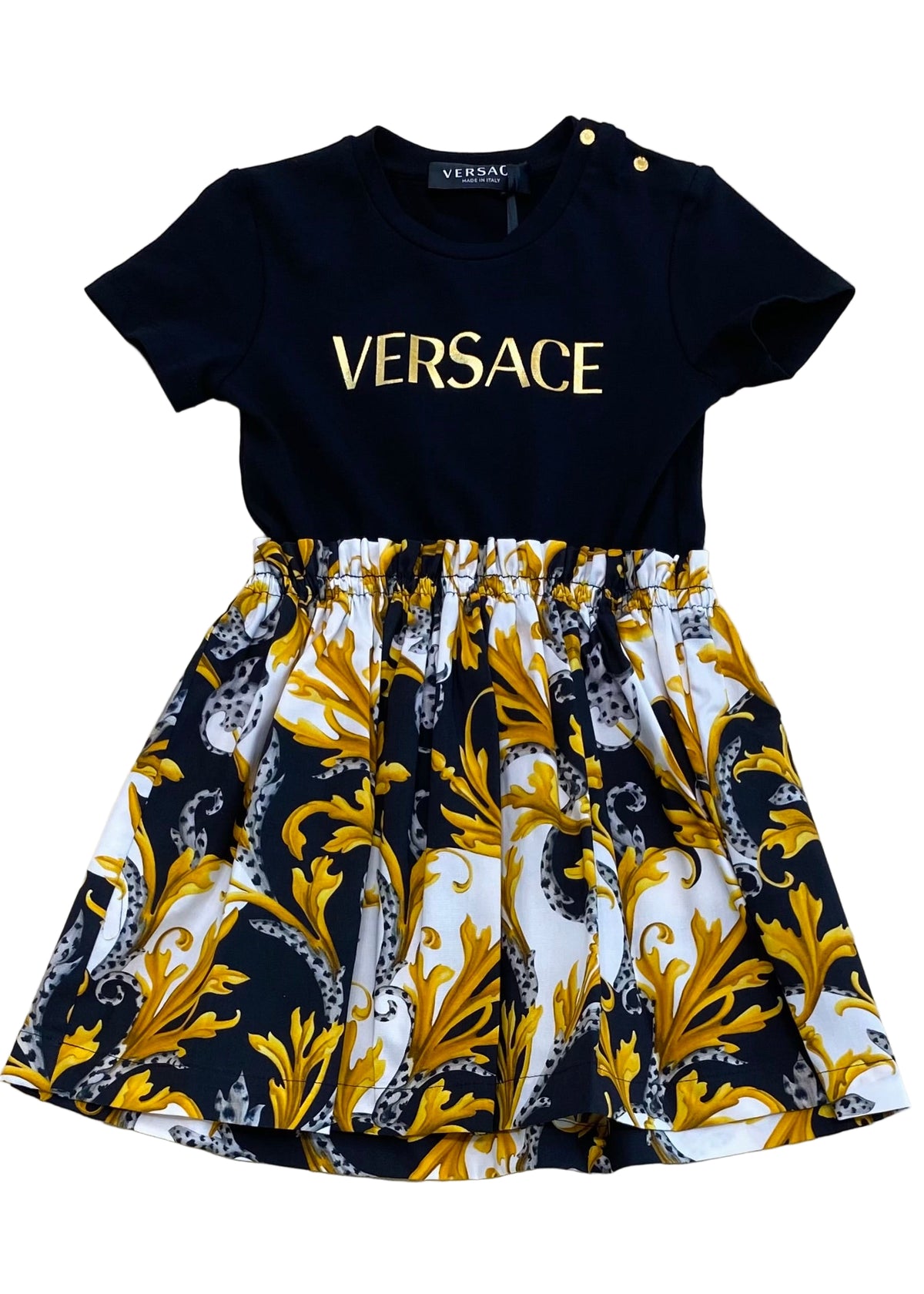 Versace Barocco Print Dress