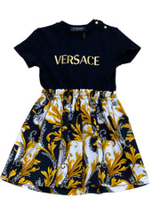 Versace Barocco Print Dress