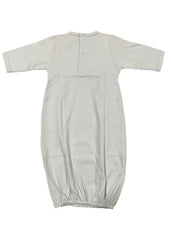 Blue Knit Design Sack Babygrow