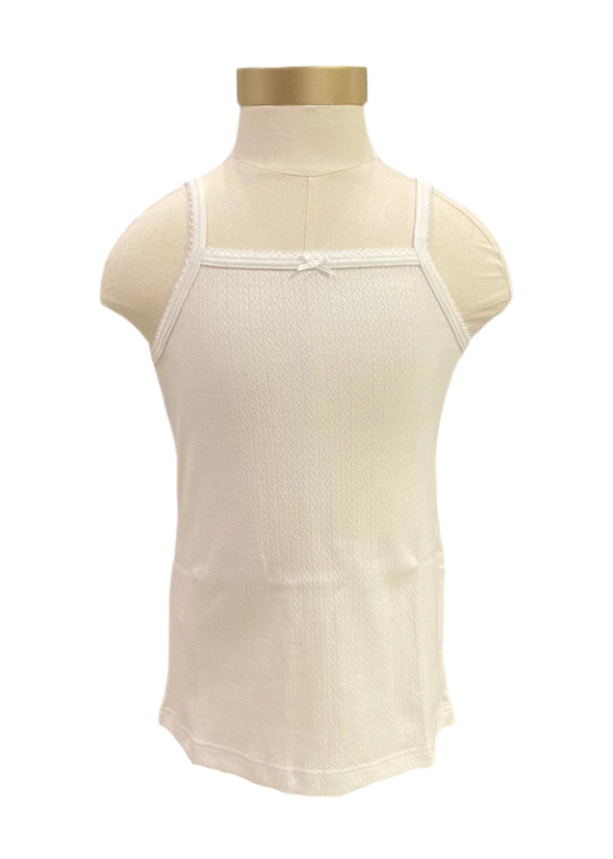 White Spaghetti Strap Tee Sleeveless T-Shirt