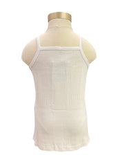 White Spaghetti Strap Tee Sleeveless T-Shirt