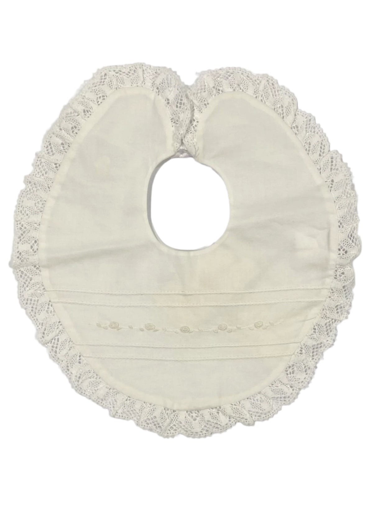 White Silene Lace Bib
