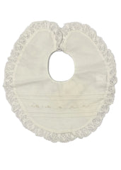 White Silene Lace Bib