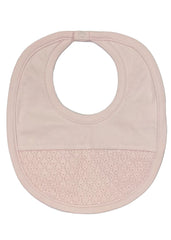 Pink Crochet Bib