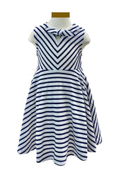 Diagonal Stripe Dress