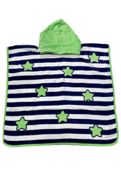 Stars Stripe Pattern Hooded Towel