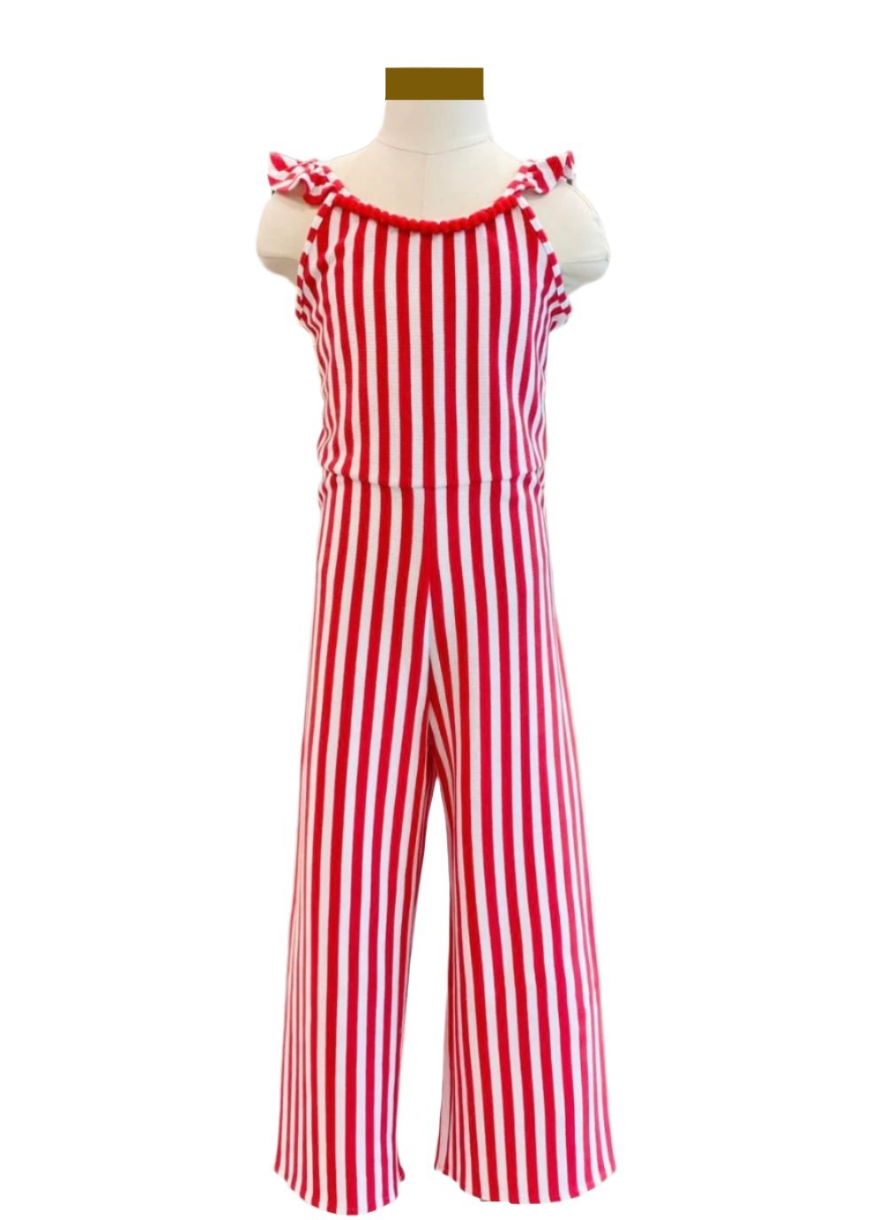 Striped Knitted Jumpsuit