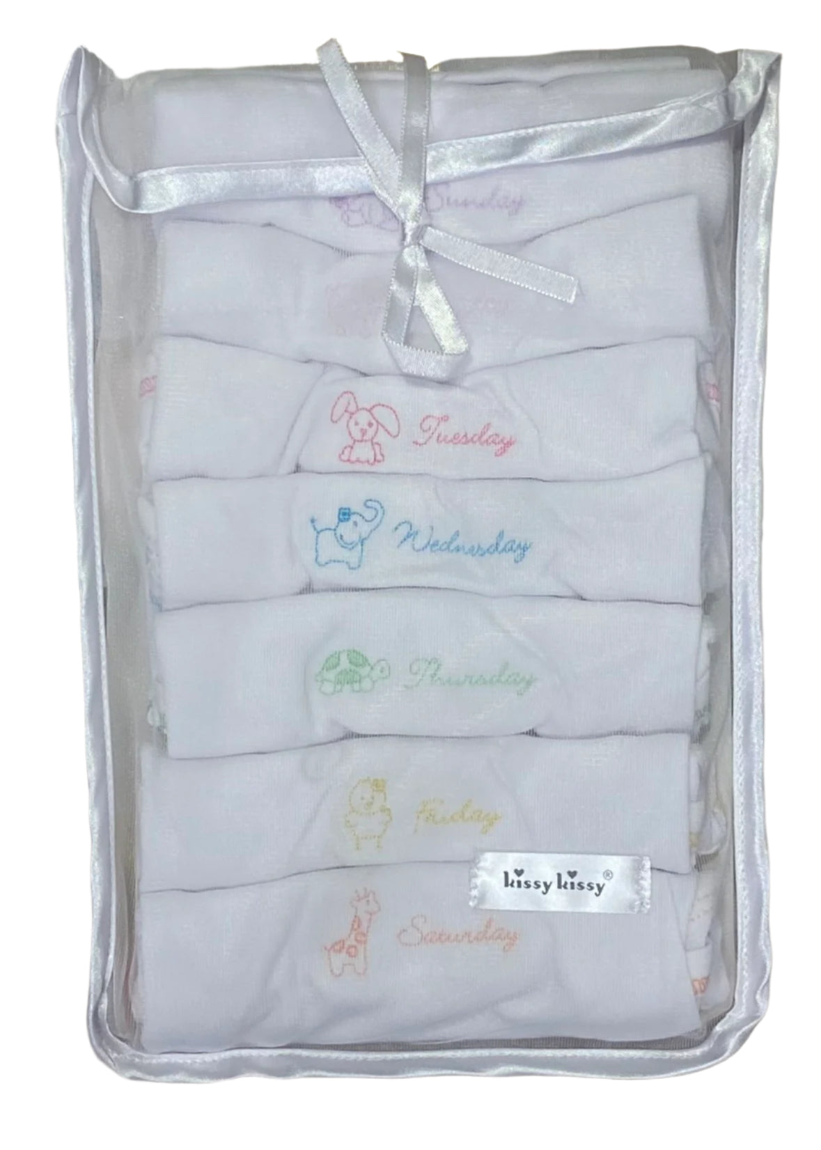 Set of Days of the Week Short Sleeve Baby Boy Bodysuit