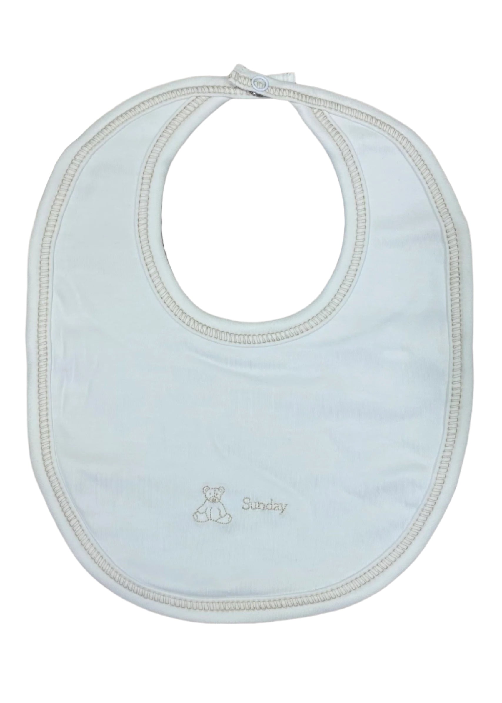 Set of Days of the Week Baby Boy Bib