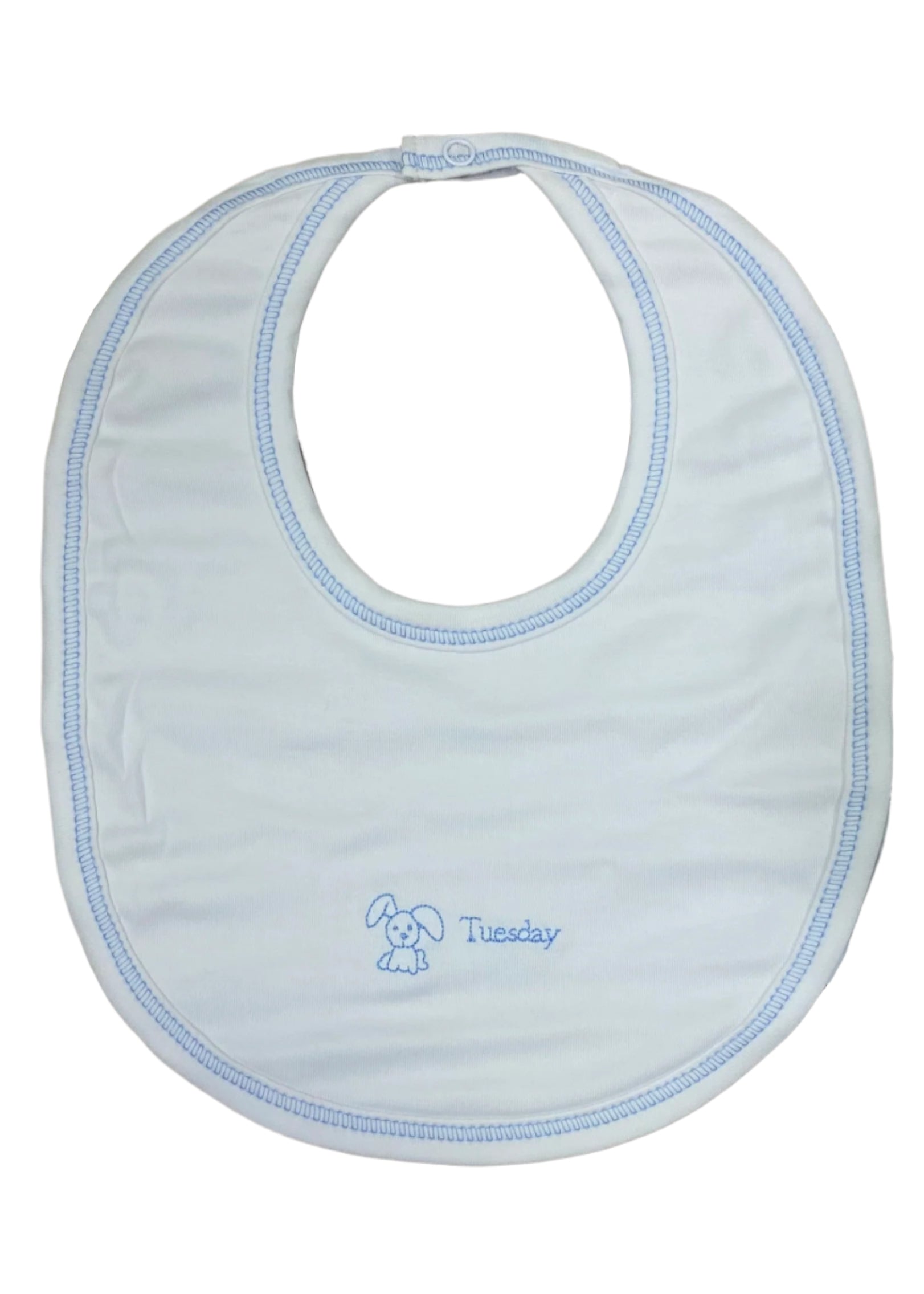 Set of Days of the Week Baby Boy Bib