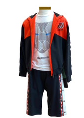 Tiger Head Design Tracksuit Set