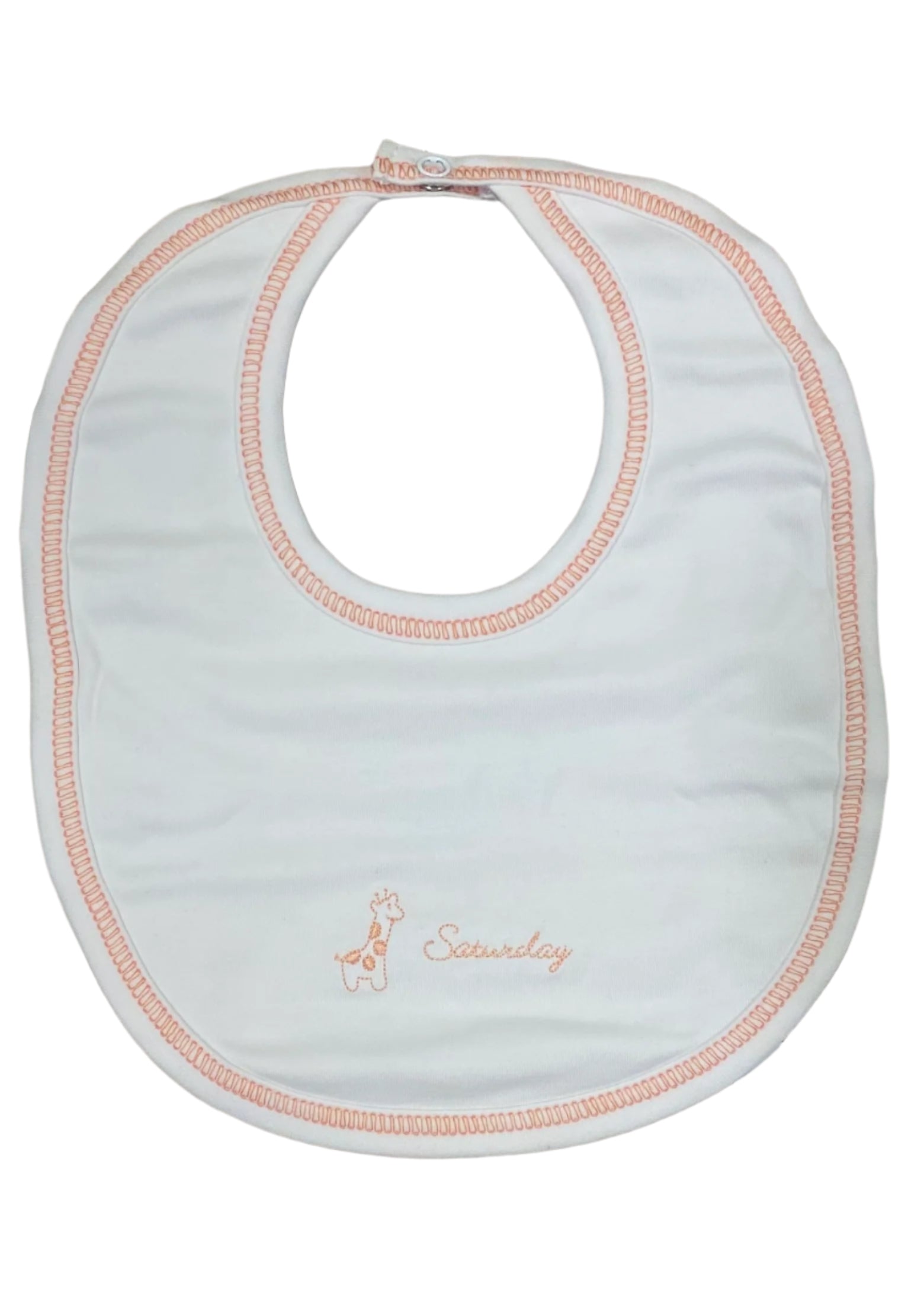 Set of Days of the Week Baby Girl Bib