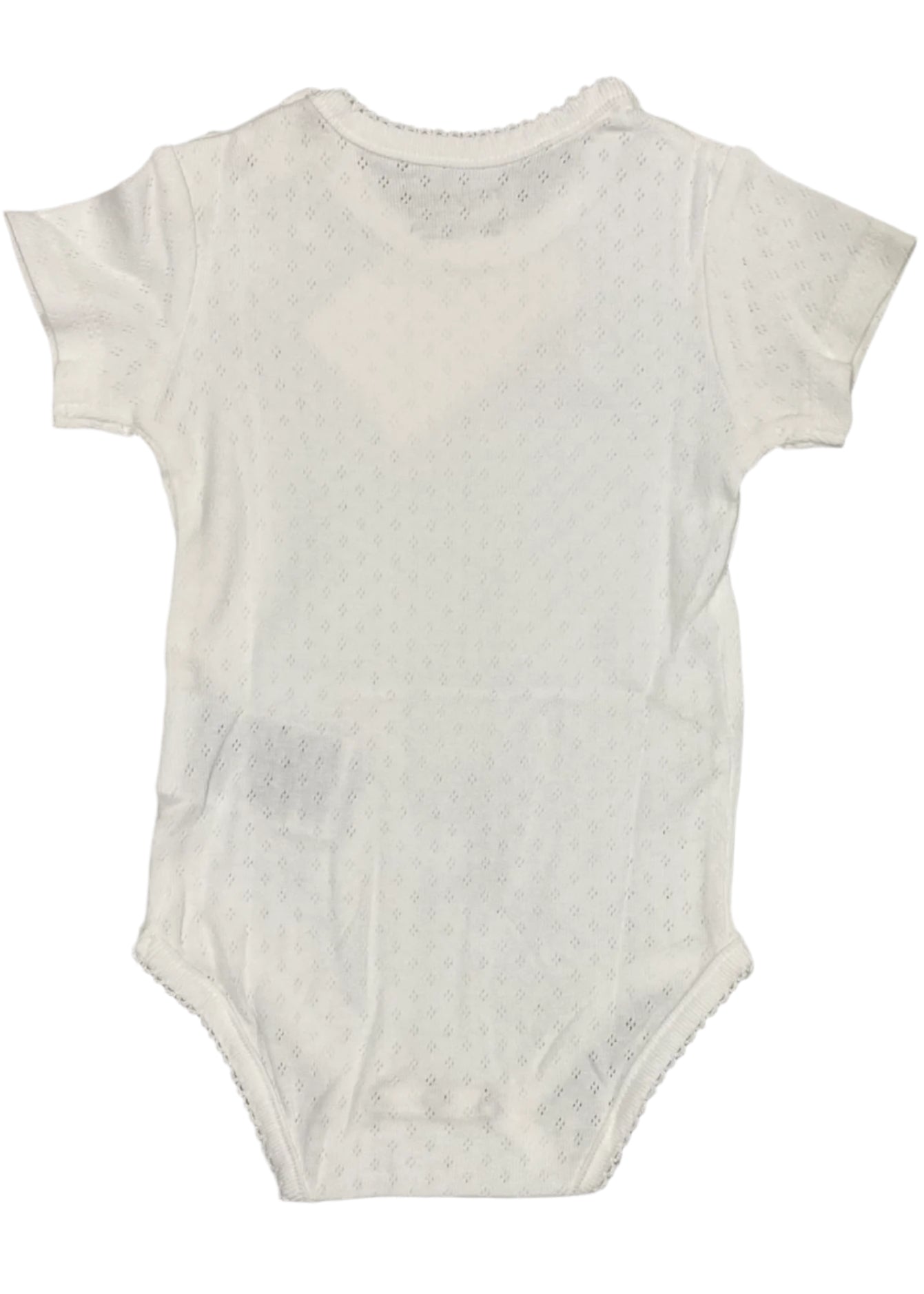 Micro Holes Short Sleeve Bodysuit