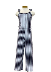 Striped Knitted Jumpsuit