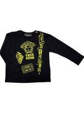 'TRUE PUNK VERSACE' Printed Long Sleeve Top