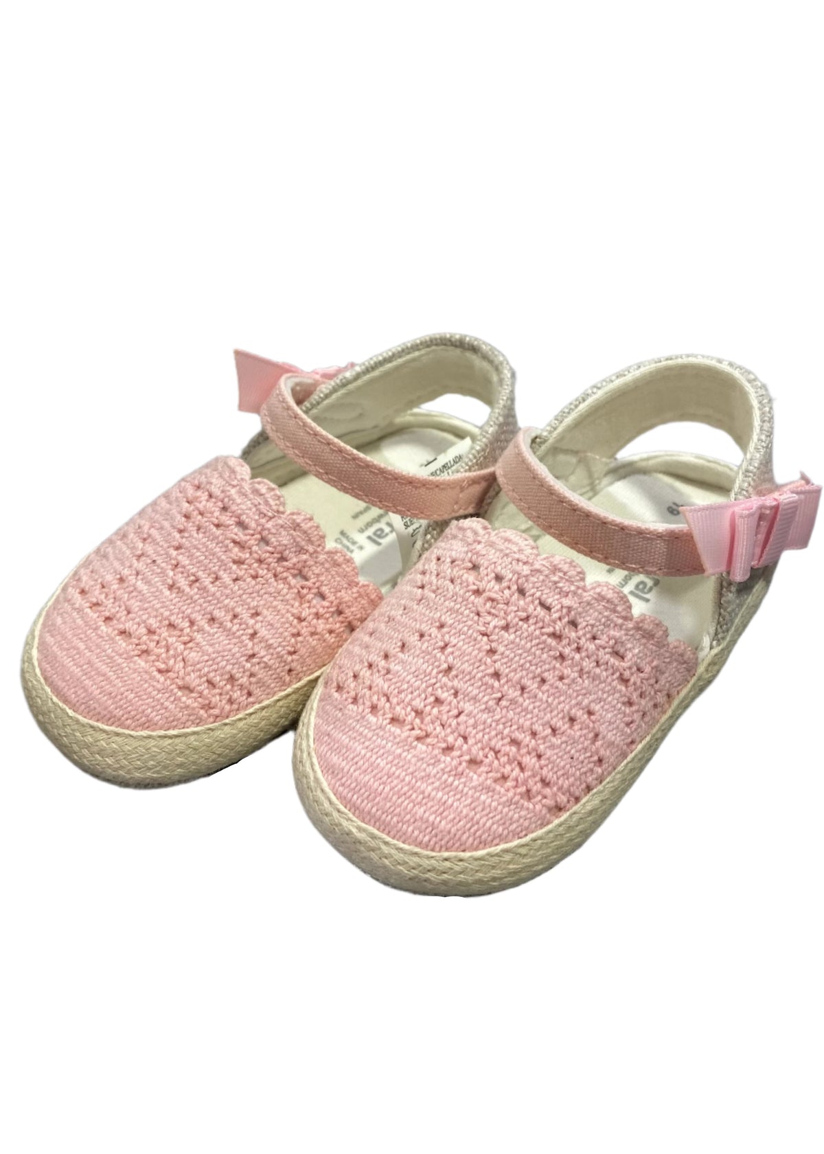 Pink Espadrille Baby Sandals