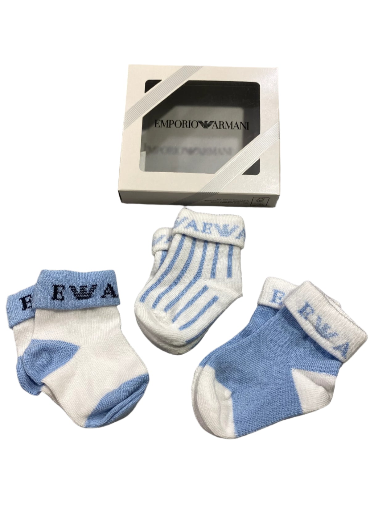 Blue Newborn Baby Socks