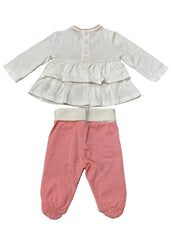 Embroidered Hat Floral Top and Pants