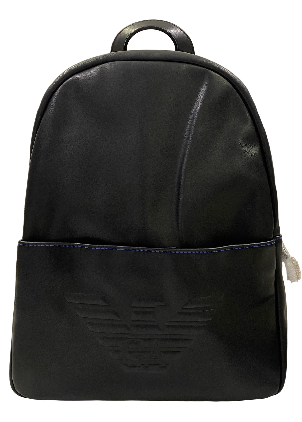 Black Leather Backpack