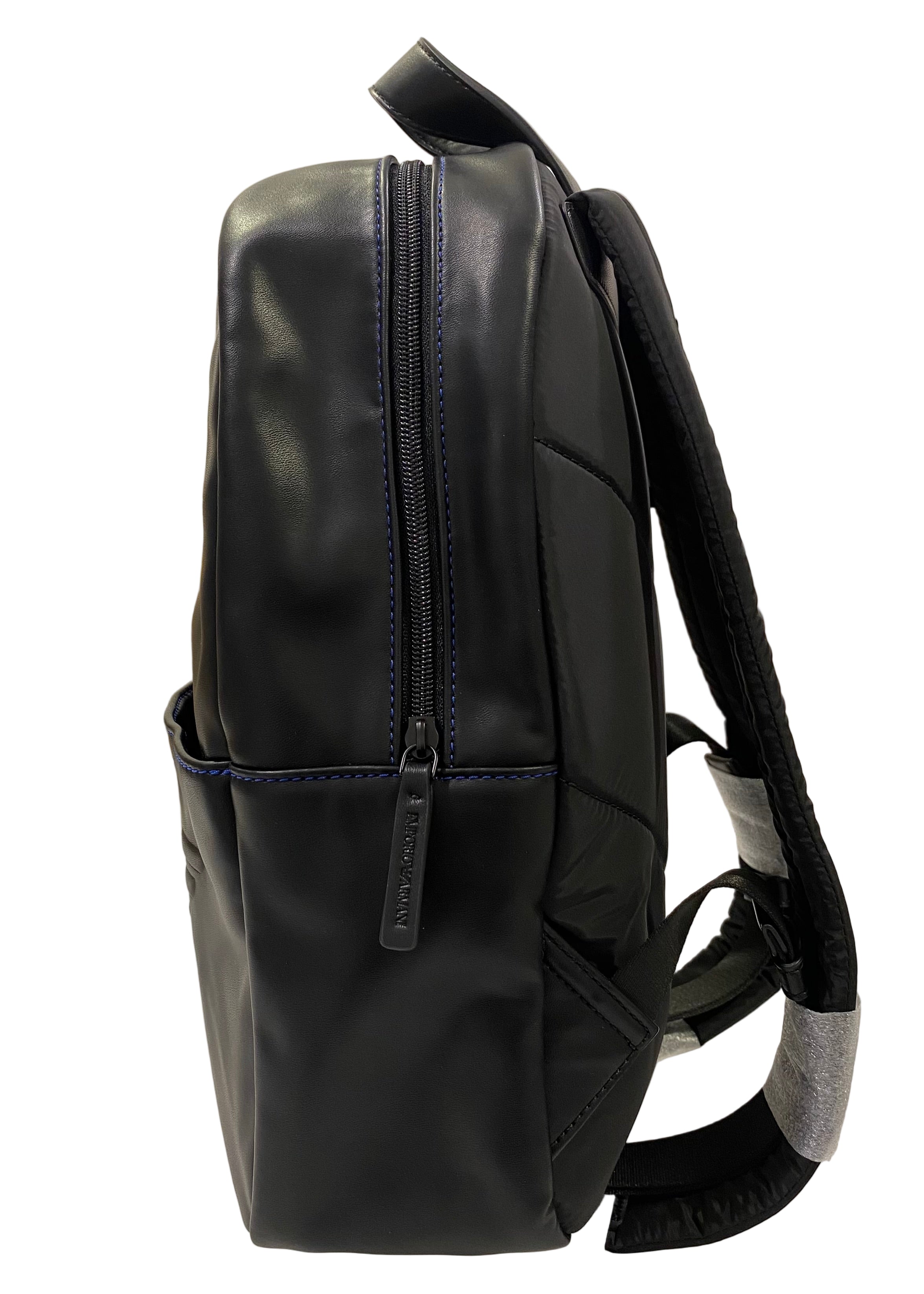 Black Leather Backpack