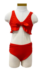 Red Two-Piece Bikini Swimsuit