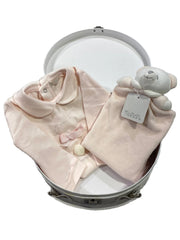 Pink Overall with Pink Doudou Gift Set