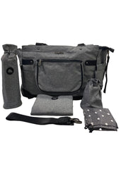 Mayoral Black Gray Diaper Bag Set