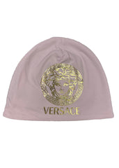 Versace Gold Medusa Printed Pink Hat