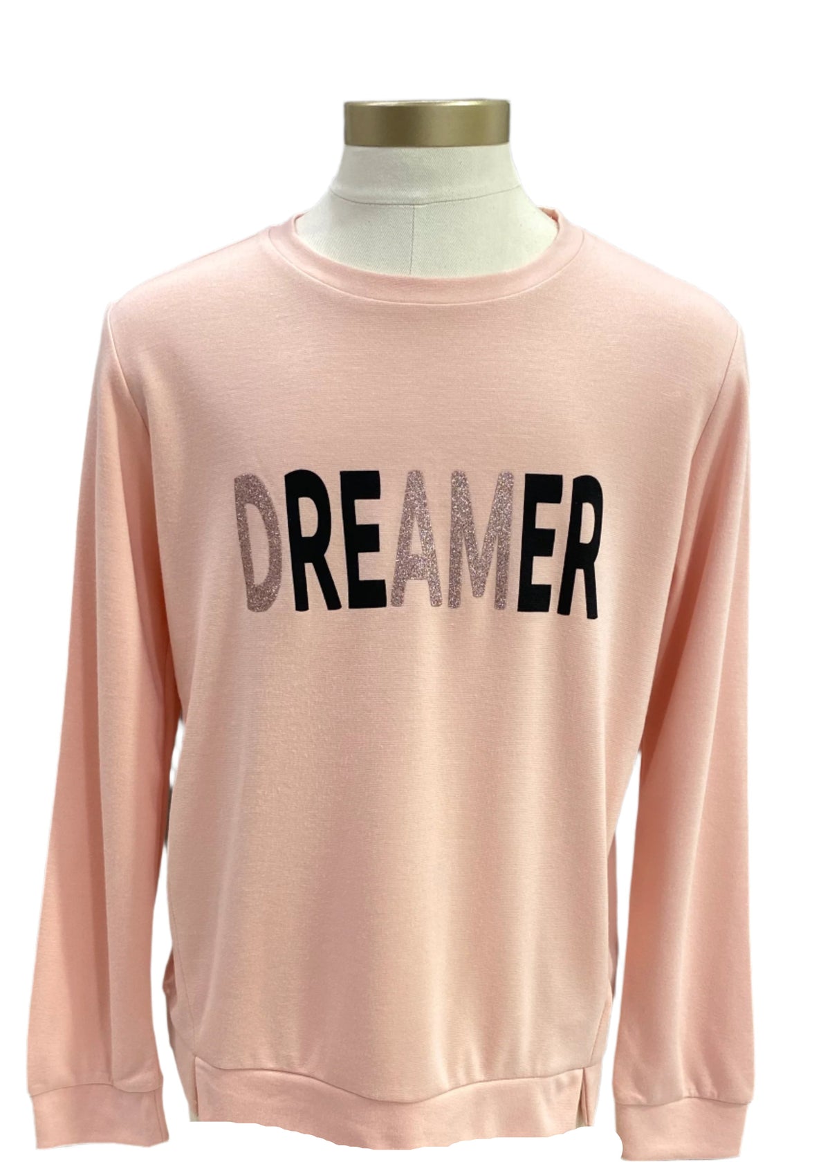 Glittery 'Dreamer' Long Sleeve T-Shirt