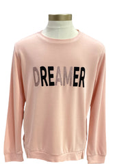 Glittery 'Dreamer' Long Sleeve T-Shirt