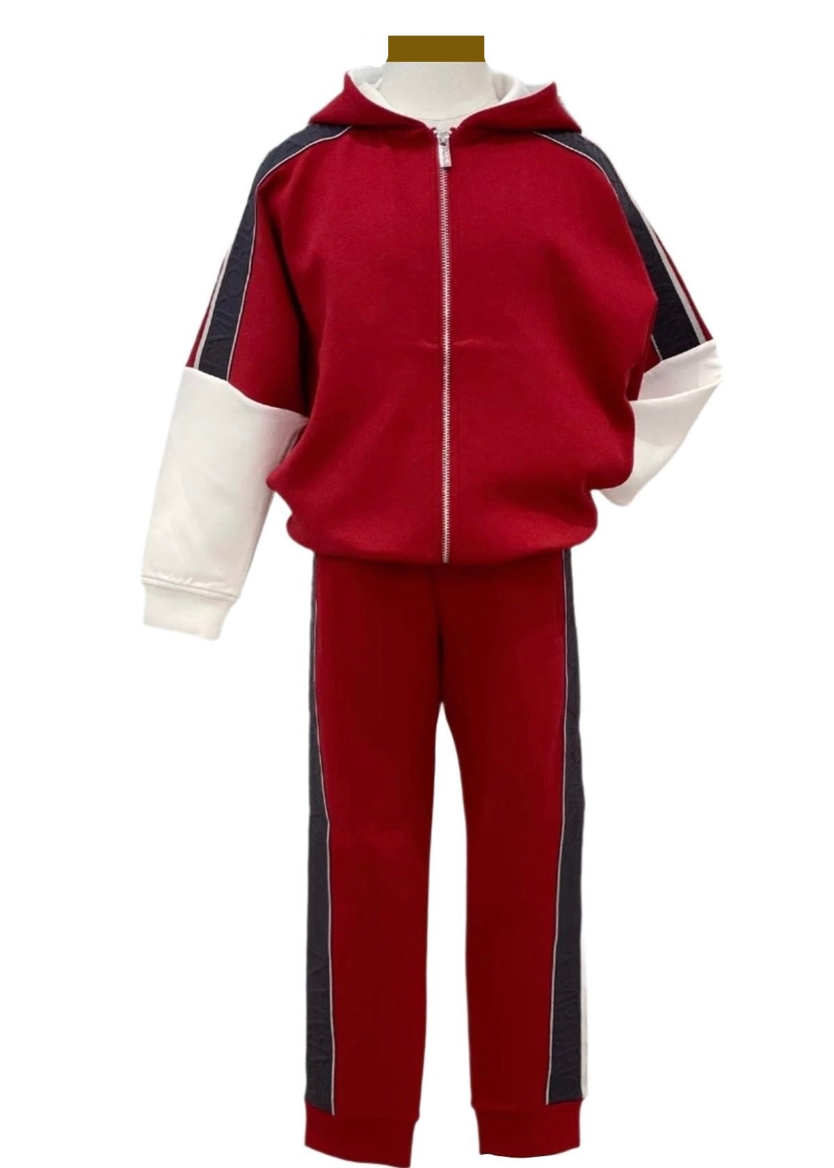 Armani Label Strap Tracksuit Set Boy