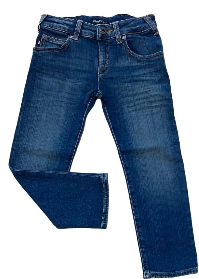 Denim Blue Five Pockets Pants