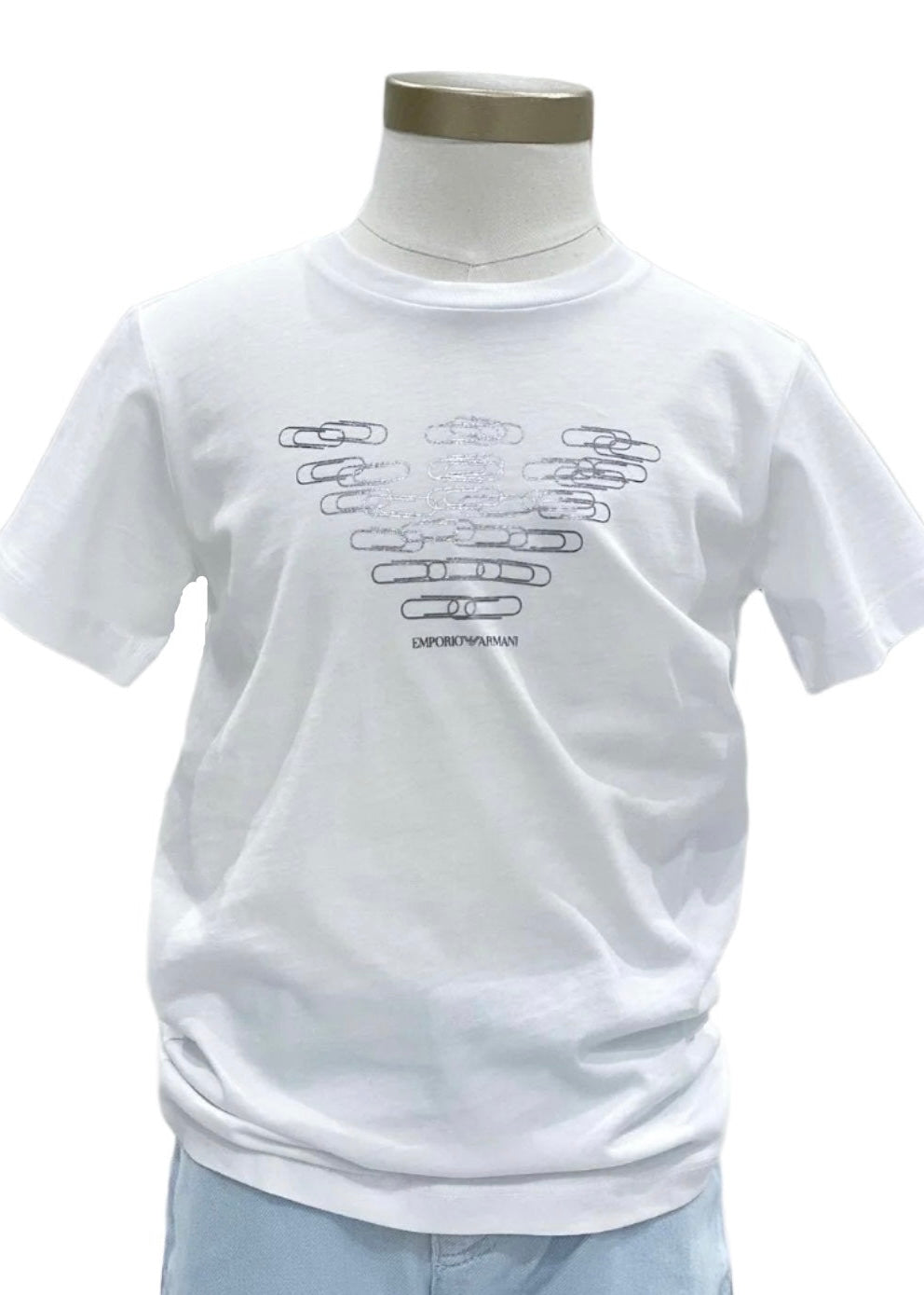 Paper Clip Eagle Cotton T-Shirt Boy