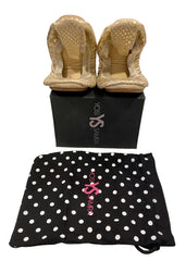 Ivory Fawn Ballerina Shoes