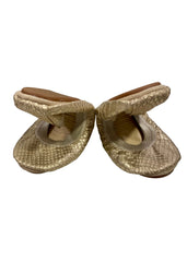 Ivory Fawn Ballerina Shoes