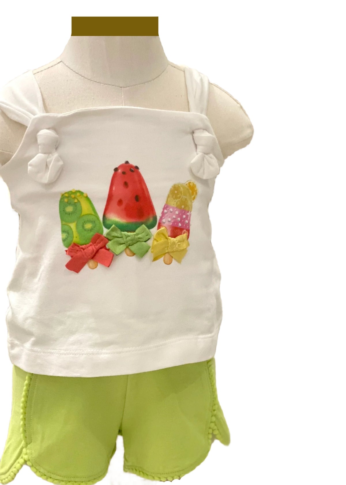Tropical Fruit Pops Top and Short Set