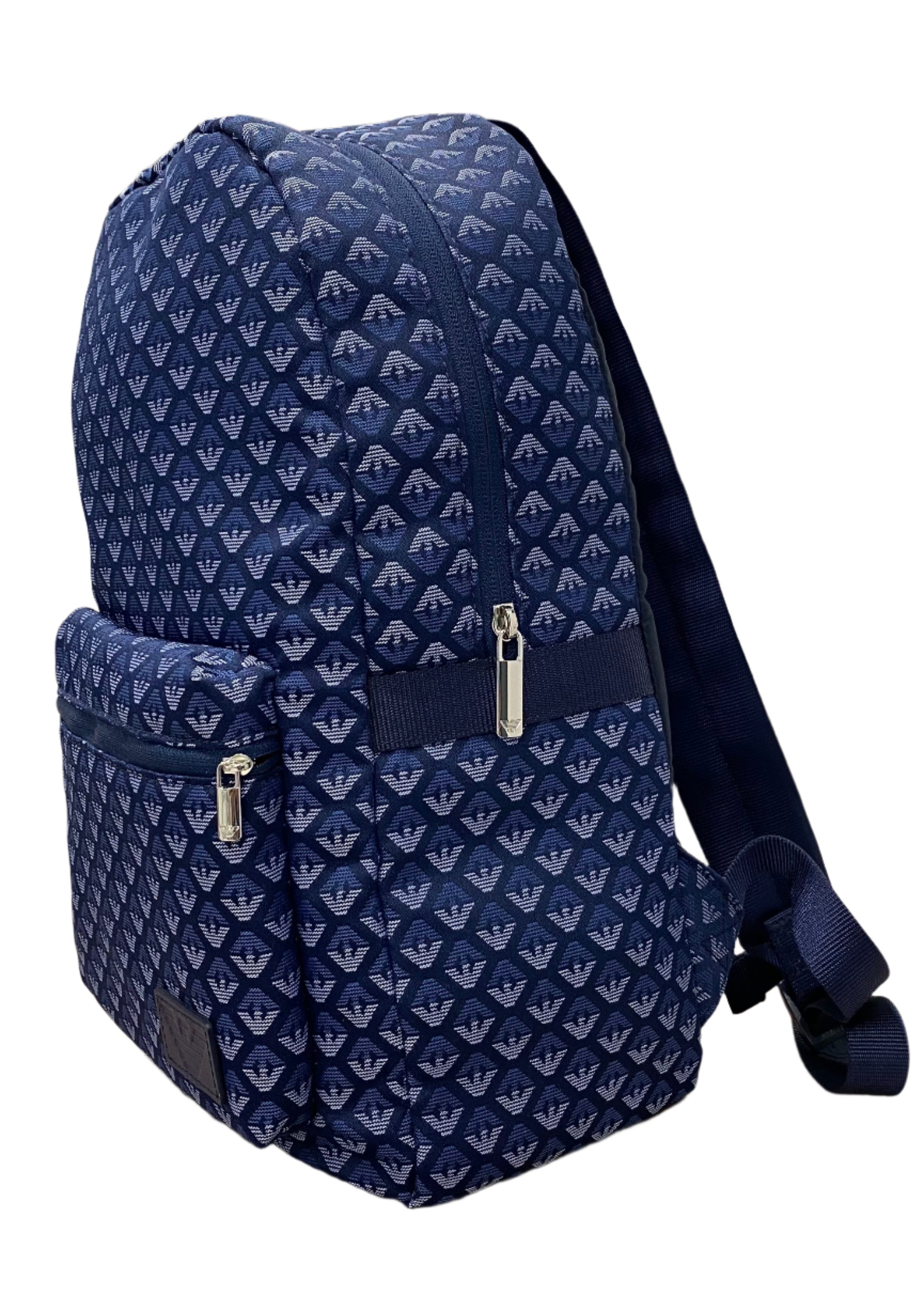 AOP Eagle Logo Navy Blue Backpack