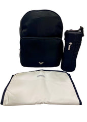 Black Backpack Changing Bag