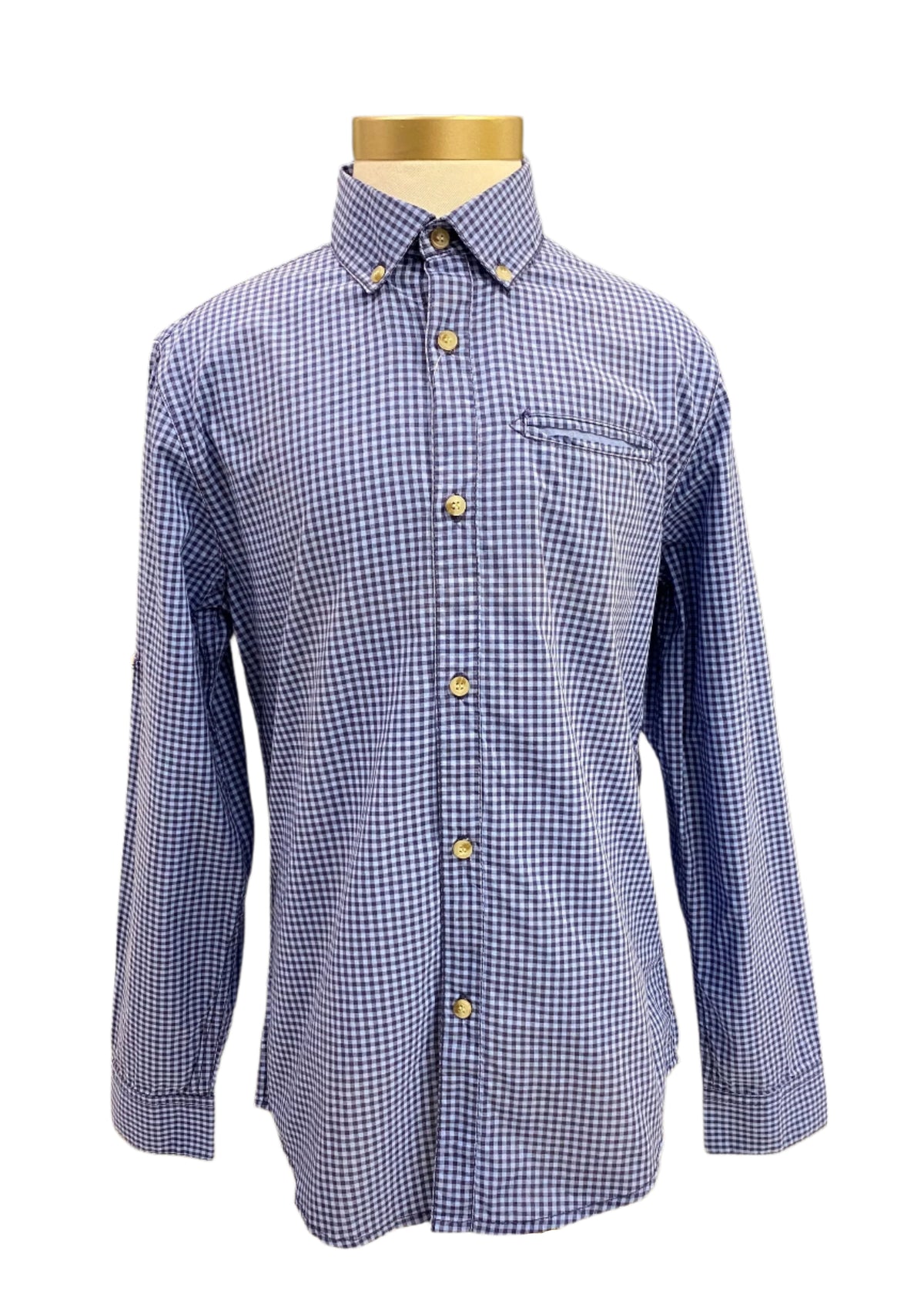 Light Azure Long Sleeve Polo Polo Shirt